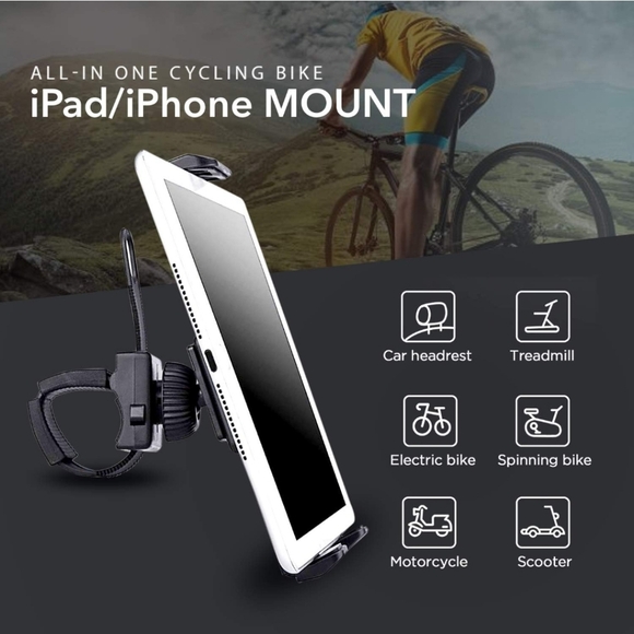 NWOT Handlebar Mount for iPad, Indoor Cycling Bike iPad/iPhone Mount - Picture 3 of 6